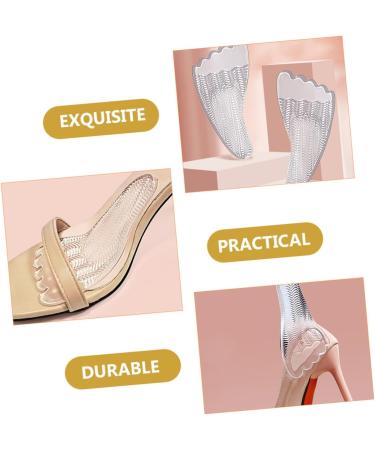 FOMIYES 10 Pairs Five Toe Sticky Front Pad Heel Cushion - Arch Support Insoles for High & Low Heels - Non-Slip Gel Foot Massage Pads for Women - Buy Online on GoSupps.com