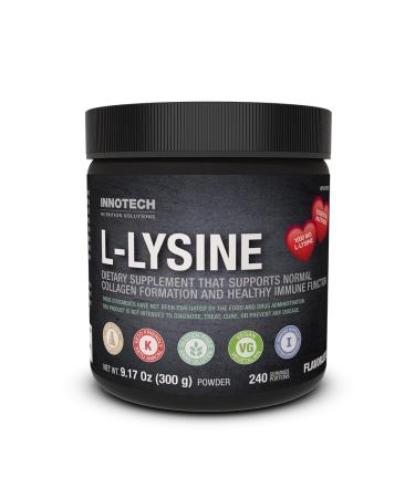 INNOTECH Nutrition L-Lysine Powder 300 g (Pure L-Lysine)