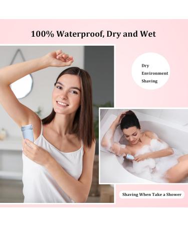 Silk Glide Pro Silk Guide Pro Razor Dual Head Shaver Women IPX7 Waterproof 2 in 1 Electric Shaver Silk Glide Pro Shaver Wet & Dry (Purple) - Buy Online on GoSupps.com