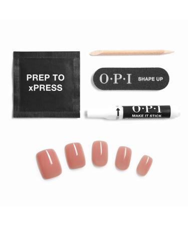 OPI xPRESS/ON Short Round Press-On Nails | Solid Nail Art | Long Lasting & Reusable | Non-Damaging | Somewhere Over the Rainbow Mountains - Buy Online on GoSupps.com