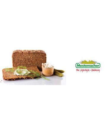 Organic Flaxseed Bread by Mestemacher - 17.6 oz (Pack of 12) | Healthy, High Fiber - Buy Online on GoSupps.com