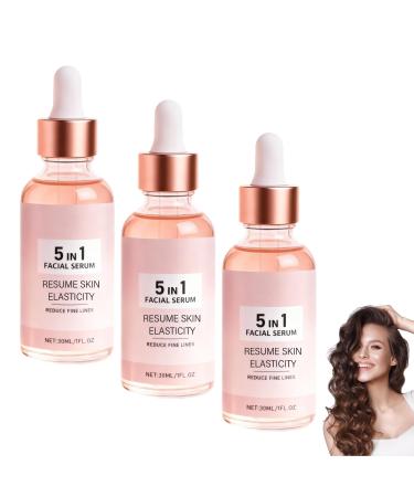 S rum la vitamine C s rum visage claircissant anti- ge 5 en 1 nourrissant et hydratant r duit les ridules et les rides unifie le teint am liore l' lasticit de la peau (3psc)