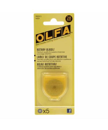 Olfa Rotary Blade Refill (5 Per Package) - 28mm