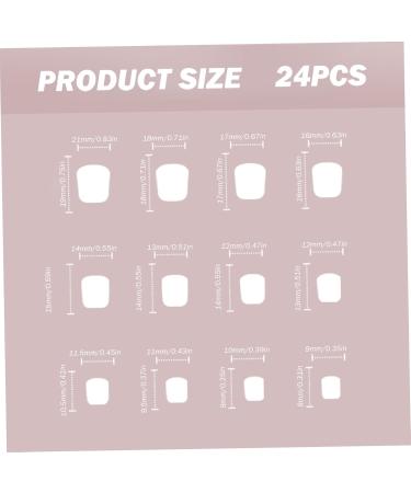 1 Box Press on Nails Cute Heart Fake Nails with Glue Short Press on Nails Reusable Glue on Nails Full Cover Square Press on Nails for Women Girls DIY Manicure Decoration Press on Nails - Buy Online on GoSupps.com