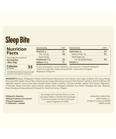 GEM Total Relaxation Bundle Calm & Sleep Bites for Natural Stress Relief and Sleep Support | Magnesium L-Theanine Lemon Balm & Valerian Root | Non-Habit Forming Vegan No Added Sugar - Buy Online on GoSupps.com