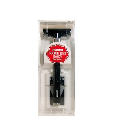 Feather Popular Double Edge Safety Razor - Premium Quality Shaving Tool - Buy Online on GoSupps.com