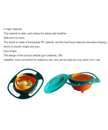 Shop 1/3 Gyro Bowls for Children | Spill-Proof Snack Bowls for Toddlers | 360 Rotatable Baby Food Bowls - Snack Lion (3PCs) - Buy Online on GoSupps.com