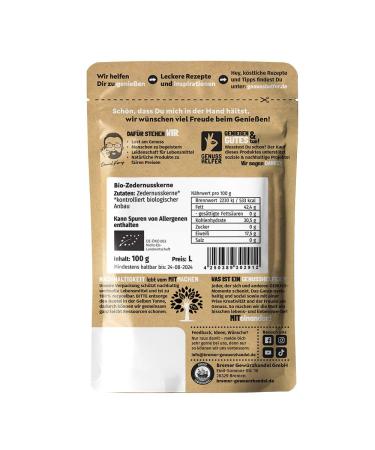 Buy Bremer Gew rzhandel Organic Cedar Nuts - 100g | Salty Pine Nut Alternative for International Shipping - Buy Online on GoSupps.com