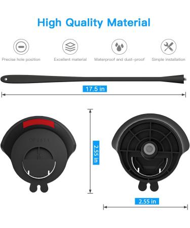 Holaca Flexible Baby Monitor Holder for Nooie 2K Surveillance Camera - Secure & Adjustable | WiFi Compatible (Black) - Buy Online on GoSupps.com