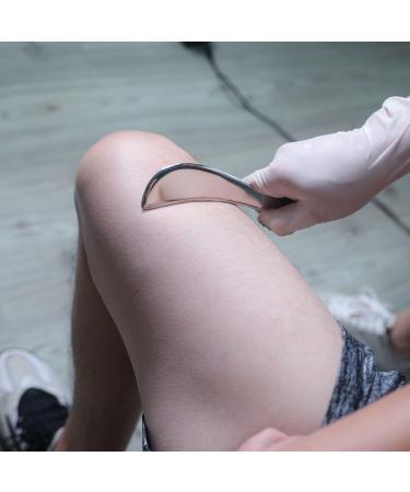 Tansozer Gua Sha Massage Tool - Stainless Steel Soft Tissue Scraping Tool | Medical Grade Fascia Massage | Style 22 & Style E | International Shipping - Buy Online on GoSupps.com