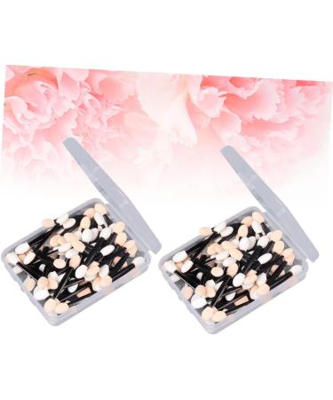 Ipetboom 200 Pcs Eye Shadow Disposable Eyeshadow Brush Dual Sided Eyeshadow Brush Makeup Brush Mini Set - Buy Online on GoSupps.com