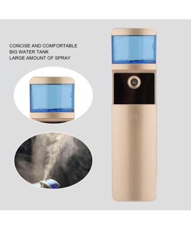 Portable Nano Face Moisturizing Mist Sprayer - Hydrating Facial Humidifier (Gold) - Buy Online on GoSupps.com