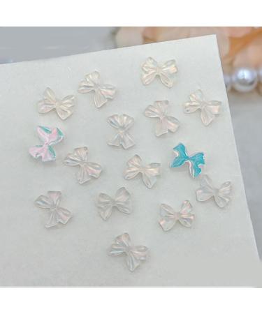 Simple Bowknot 3D Resin Ribbon Bows Manicures Accessories Supplies Resin Bows Decorations - Buy Online on GoSupps.com