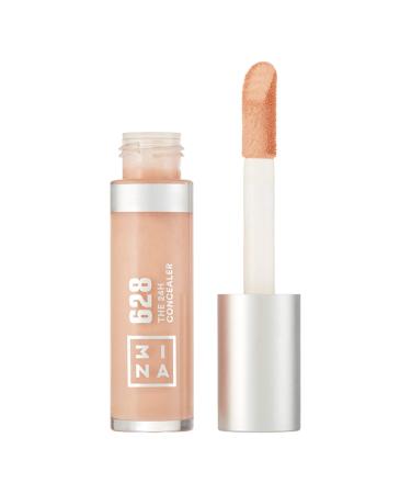 3INA MAKEUP - The 24h Concealer 628 - Light Coral - Medium to Full Coverage - Long Lasting Formula - Liquid Concealer for Dark Circles and Blemishes - Cruelty Free