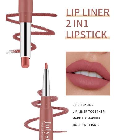  G n rique Interookie Double Head Lipstick Non-Fade Non-Sticky to Cup Makeup Pen Rotating Lipstick Pink (M08#) - Buy Online on GoSupps.com