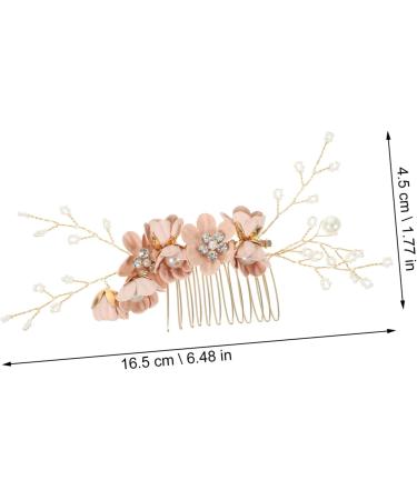 MERRYHAPY Flower Hair Comb Decorative Hair Comb Fairy Jewelry for Women Hair Comb for Women Accessories Rhinestone Hair Accessories Hair Styling Accessories Side Hair Comb Wedding Hair Clip - Buy Online on GoSupps.com