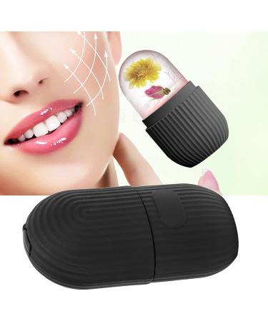 Ice Scooters for Face Care Silicone Ice Rollers & DIY Facial Care Tools for Men & Women | Black Striped Design - Buy Online on GoSupps.com