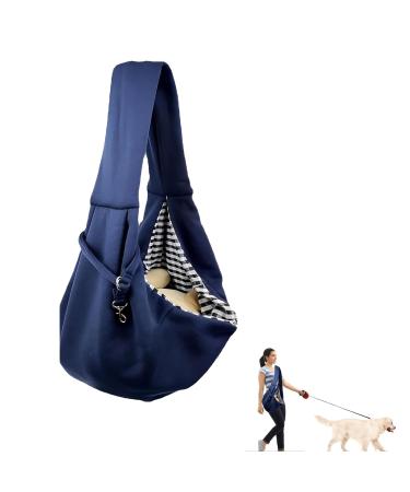 Puppy Sling Dog Sling Dog Carry Bag Puppy Carrier Dog Slings for Small Dogs Cat Sling Pet Sling Adjustable Reversible Pet Sling Carrierfor Small Medium Dogs Hands-free Sling Cat Bag Protect(dark Blue) - Buy Online on GoSupps.com