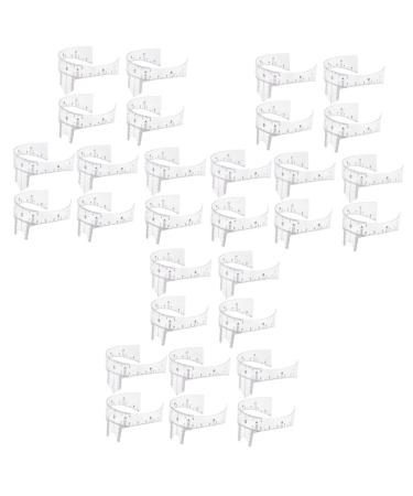Angoily 30 Pcs Eyebrow Design Ruler Eyebrow Tracer Tools Eyebrow Face Ruler Auxiliary Tool Eyebrow Shape 22x5cmx3pcs Whitex3pcs