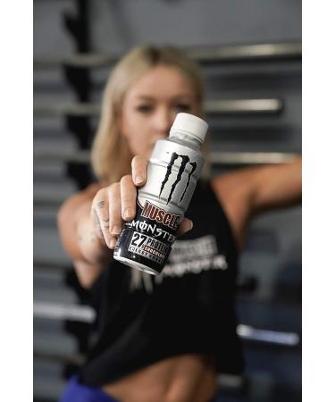 Muscle Monster Chocolate Energy Shake - Protein + Energy Drink 15oz (Pack of 12) - Buy Online on GoSupps.com