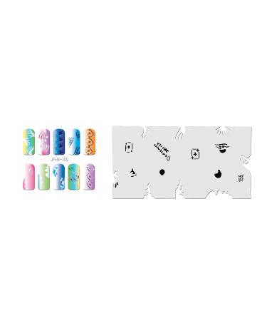 Fingernail stencil (airbrush nail art) Fengda JFH08-155