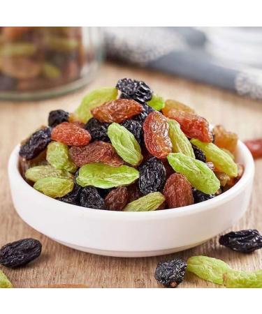 Golden Raisins Big fruit green grapes seedless Tri colored raisins500g No Added Sugar Vegan  - Buy Online on GoSupps.com