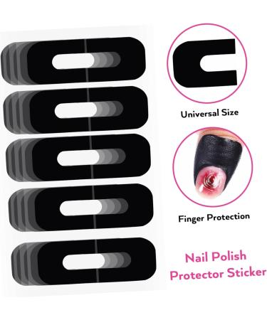 FRCOLOR 500 Sheets Nail Art Anti-Spill Stickers Nail Protector Nail Guards for Painting Nails Nail Care Tools Nail Tape Cuticle Protector for Nail Painting Nail Polish Tearable Silica Gel 3.00X2.50X0.10CMx5pcs As Shownx5pcs - Buy Online on GoSupps.com