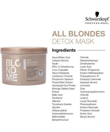 Buy Schwarzkopf Blondme Keratin Restore Detox Mask for All Blondes - 200ml | Best International Shipping - Buy Online on GoSupps.com