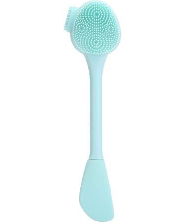 Face Brush Brosse Pourge Manuelle Foodade Silicone Pp Handheld Silicone Face Brush Diy Mixing Stick Makeupsing Brush(Green Double Head Shape (All green double-ended knife type) - Buy Online on GoSupps.com