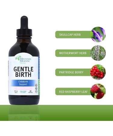 Mountain Meadow Herbs Gentle Birth Childbirth Support Regular Formula 2oz - Natural Labor Aid | Pack of 1 - Buy Online on GoSupps.com
