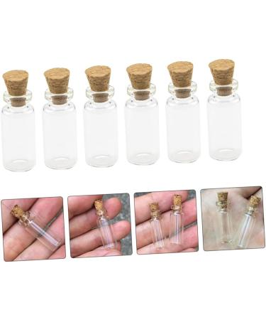 Zerodeko 200 Pcs Cork Bottle Glass Bottles with Cork Stoppers Transparent Glass Bottles Diy Wishing Bottle Jar Necklace Mini Wish Bottle Pendant Glass Bottle Small Drifting Bottle - Buy Online on GoSupps.com