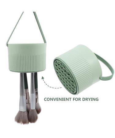 NOLITOY 3-in-1 Makeup Brush Cleaner Mat & Bowl | Silicone Tool for Easy Cleaning Organizing & Drying Cosmetic Brushes - Buy Online on GoSupps.com