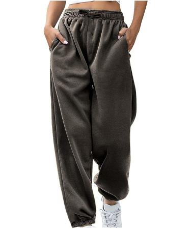 Women Causal Baggy Comfy Jogging Sport Jogger Sweatpants Cargo Trouser with Pockets Running Exercise Cycling Pants Tracksuit Bottoms XL 2643-djufh-e-grey - Buy Online on GoSupps.com