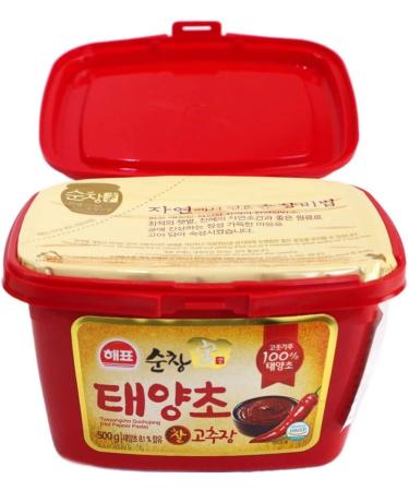 Haepyo Hot Pepper Paste (Taeyangcho Gochujang) 500g - Buy Online on GoSupps.com