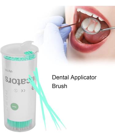 100PCS Disposable Oral Micro Applicator Brushes - Safe Single Use Dental Brushes for Home Use - Buy Online on GoSupps.com