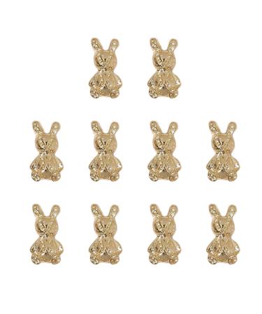 Nail Ornament Fade-Resistant Heart Bow Bear Bunny Nail Alloy Decor Decorative Unique Shape H
