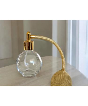 Classic Round Bottle 78ml Tassel Perfume Atomizer Filling Funnel & Box (Gold) - Buy Online on GoSupps.com