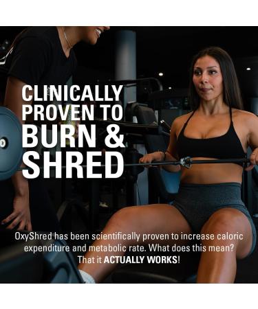 EHP Labs OxyShred Thermogenic Pre Workout Powder & Shredding Supplement - Preworkout for Men & Women Sugar Free Energy Powder with 150mg of Caffeine - Peach Mango 60 Servings - Buy Online on GoSupps.com