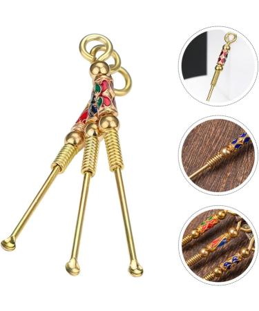Zerodeko 12 Pcs Brass Ear Cleaning Tool Set - Vintage Goddess Scoops for Household Earwax Removal - Buy Online on GoSupps.com