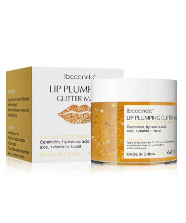 Glitter Oil For Lip | Natural Lip Plumping Oil For Day And Night Use Lip Plumping Gloss With Glitter To Bring Extra Shine And To Your Lips For Parties Clubs Cyhamse Yellow