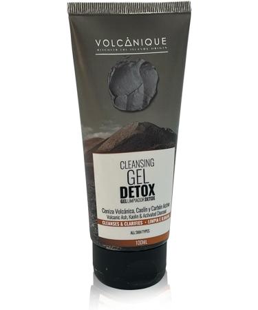Mussa Cosmetics Volcanique Detox Cleansing Gel with Activated Charcoal Kaolin and Volcanic Ash 100 ml - Buy Online on GoSupps.com