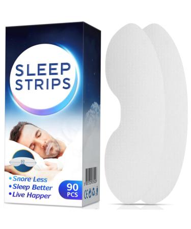 Silent Sleep Solution: Lip-Shaped Anti-Snoring Mouth Tape & Stickers - Reduce Snoring Sleep Talk & Apnea with Sleep Aid Mouth Tape Nasal Strips & Chin Strap - Snoring Solutions & Devices