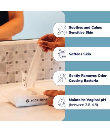 Royal Intimate Cleansing Feminine Wipes - 40 Count | pH Balanced Flushable Wipes for Vaginal Hygiene, Period Care, and Odor Removal - Unscented, Safe for Sensitive Skin - Buy Online on GoSupps.com