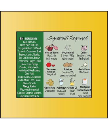 Shans Special Bombay Biryani Masala 60g Pack of 4 - Buy Online on GoSupps.com