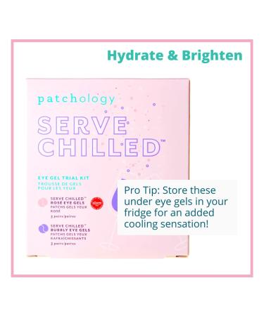 Patchology Skin Care Kit - Serve Chilled Eye Masks for Dark Circles & Puffiness | Spa Day Essentials with Niacinamide & Hyaluronic Acid | Ideal for Bachelorette Party Favors - Buy Online on GoSupps.com