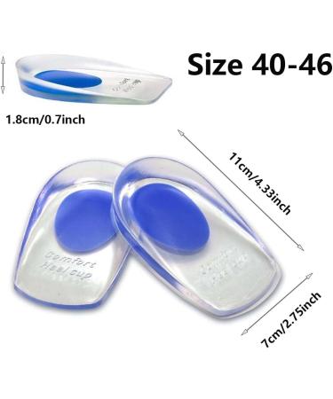 2 Pairs (4 Pieces) Gel Heel Coasters Silicone Gel Heel Coasters Pressure and Pain Relieving Insole Coasters for Comfort Plantar Fasciitis Achilles Tendonitis and Achilles Tendon Pain - Buy Online on GoSupps.com