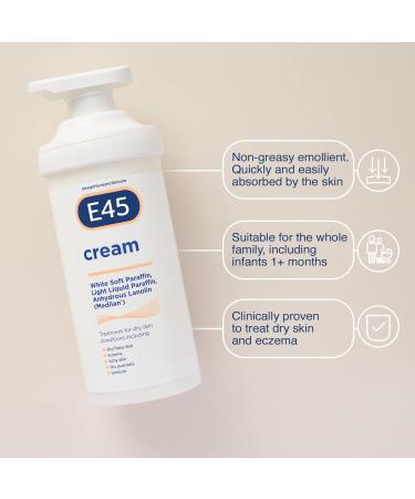 E45 Cream 500g: Intensive Moisturizing for Dry Skin - Buy Online on GoSupps.com