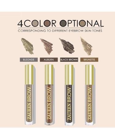 Waterproof Semi-Permanent Eyebrow Gel - 48 Hour Wear Natural Finish & Brush Included (03# Blonde) | International Shipping - Buy Online on GoSupps.com