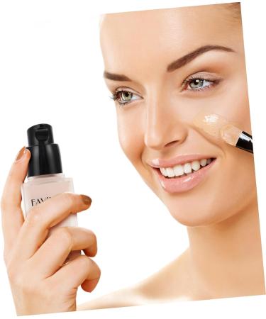 SKISUNO Liquid Foundation Concealer Liquid Moisturizing Foundation Concealer Foundation Makeup Glass Black - Buy Online on GoSupps.com