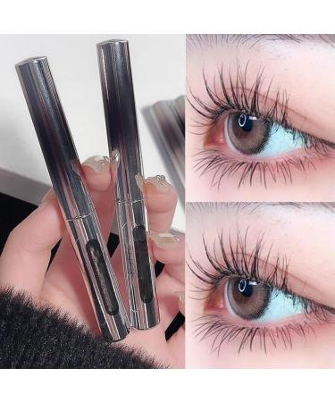2pcs Iron Wand Mascara 3D Curling Eyelash Iron Mascara Iron Brush Mascara Washable Extra Slim Metal Mascara Bristleless Metal Rod Mascara Waterproof Long Lasting Lash Extensions Mascara (Color : 1pcs - Buy Online on GoSupps.com